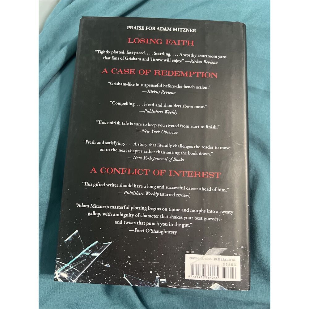 Losing Faith by Adam Mitzner‎ (2015, Hardcover) - Picture 2 of 4